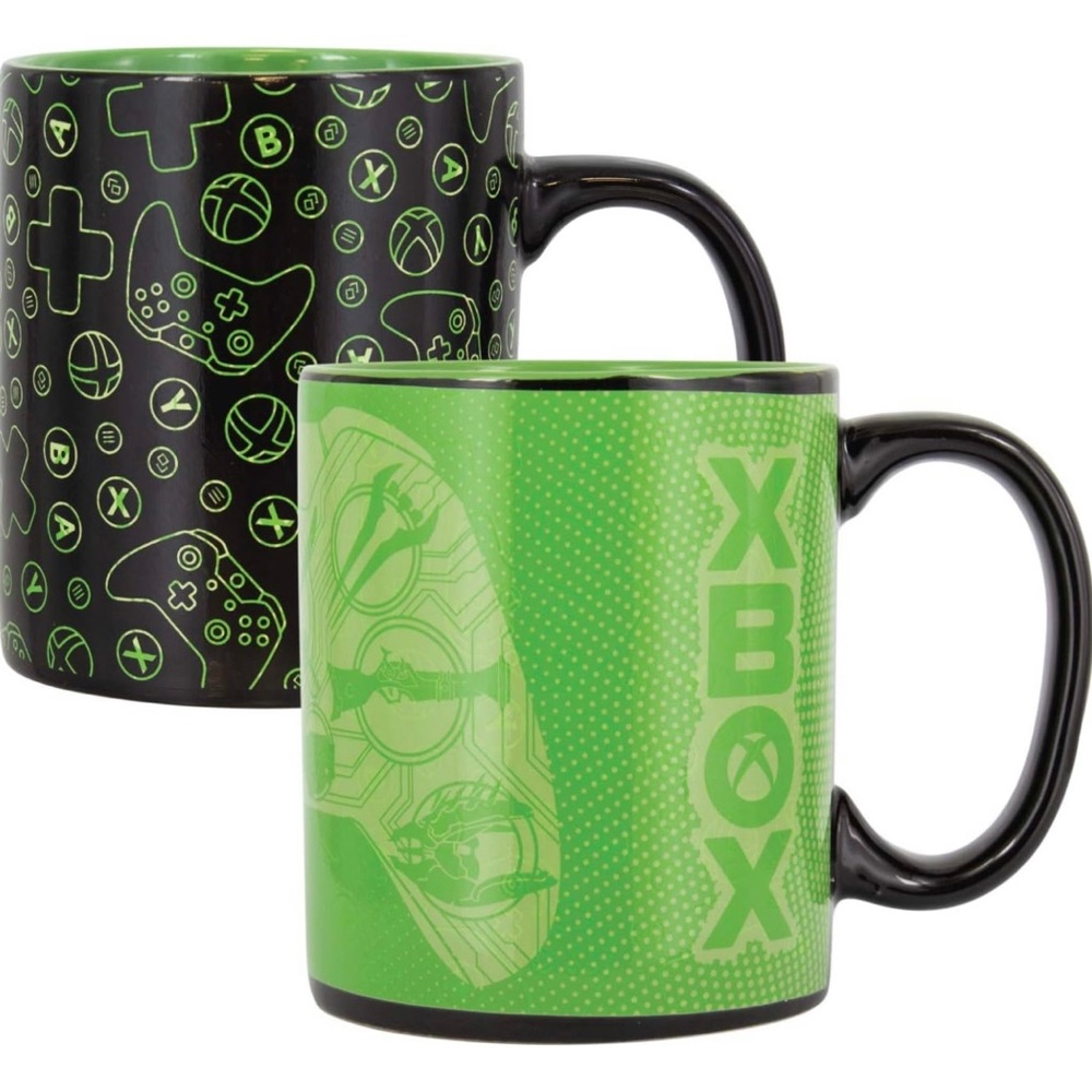 Paladone Xbox Heat Mug Sensitive Drinks Colour & Design Hot Coffee Tea Cup,